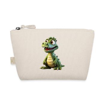 The Funny Crocodile - Organic Pouch - nature - Front
