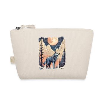 Wolf Mountains Full Moon Forest - Organic Pouch - nature - Front