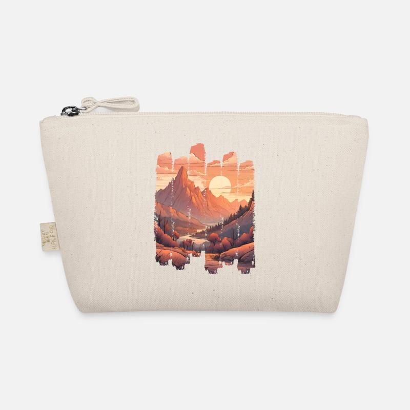 Natural Landscape Sunset Mountains Organic Pouch
