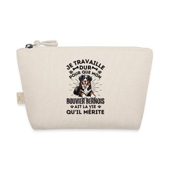Je travaille dur pour mon chien bouvier bernois - Trousse biologique - nature - Devant