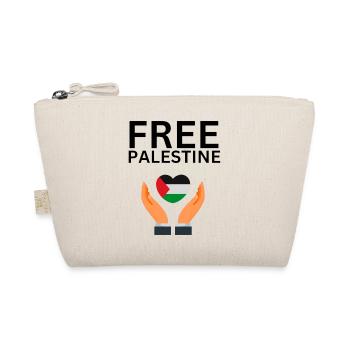 Free Palestine - Bio-Täschchen - Natur - Vorne