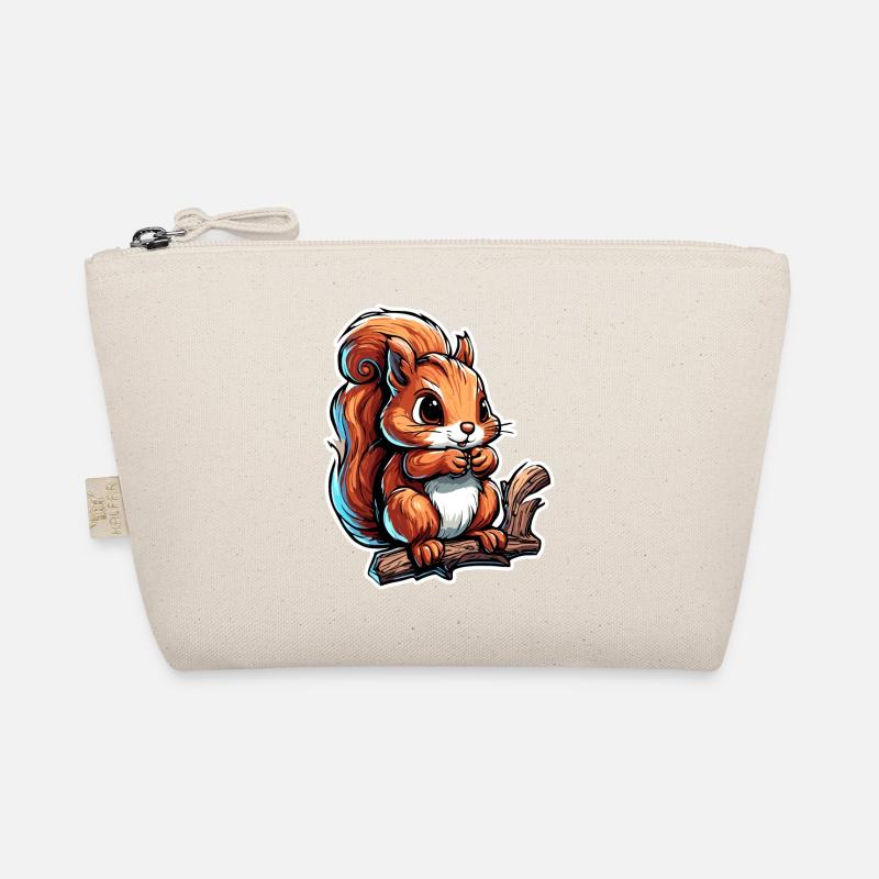 Squirrel / Animal / Rodent / Forest Animal / Comic Organic Pouch
