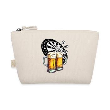 Darts Bier Dart Alkohol Trinken Saufen Kneipe - Bio-Täschchen - Natur - Vorne