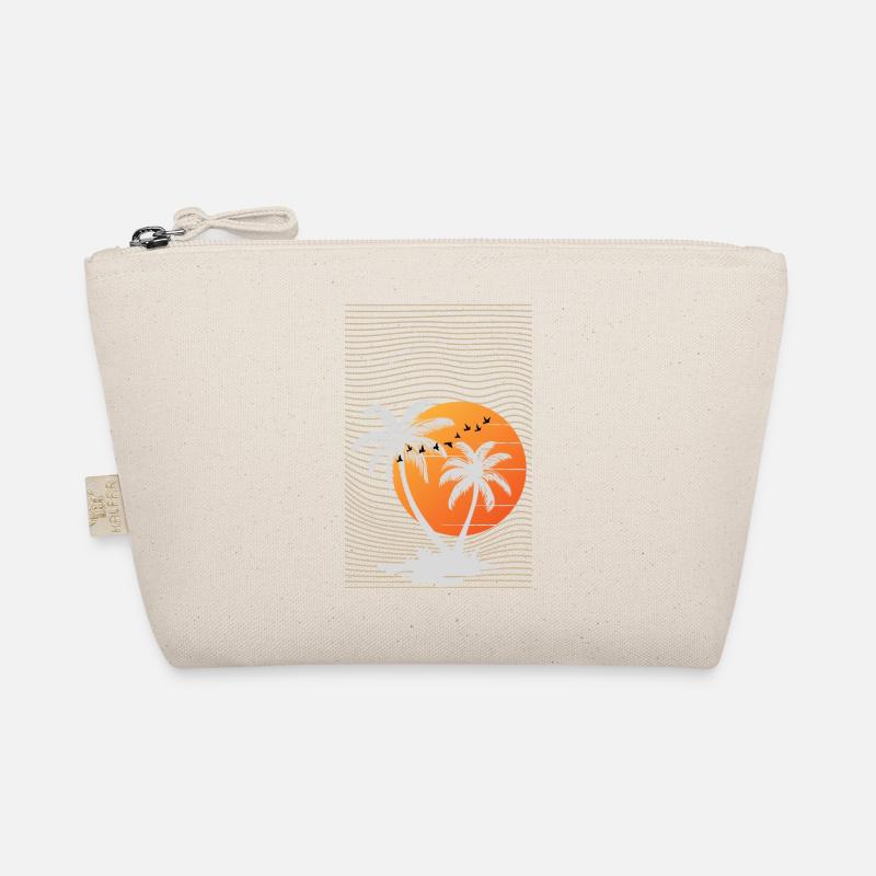 Palm Tree Beach Summer Organic Pouch