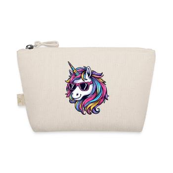 Licorne cool avec des lunettes de soleil - Trousse biologique - nature - Devant