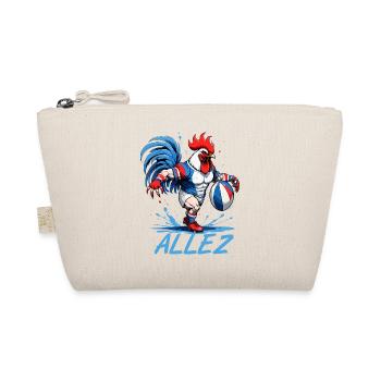 RUGBY FRANCE, sport aux couleurs bleu blanc rouge - Trousse biologique - nature - Devant