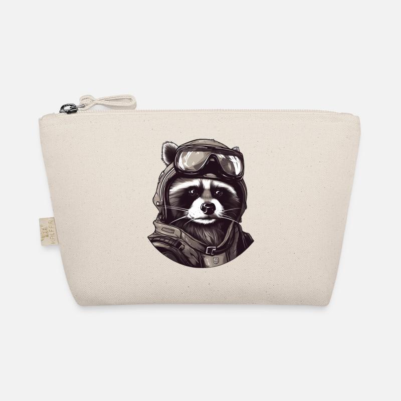 Waschbär Pilot Bio-Täschchen