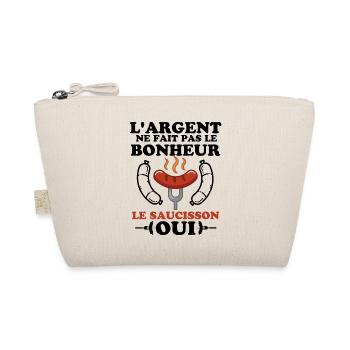 L argent ne fait pas le bonheur le saucisson oui - Trousse biologique - nature - Devant
