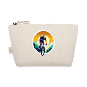 Fahrrad Radfahrer Mountainbike - Bio-Täschchen - Natur - Vorne