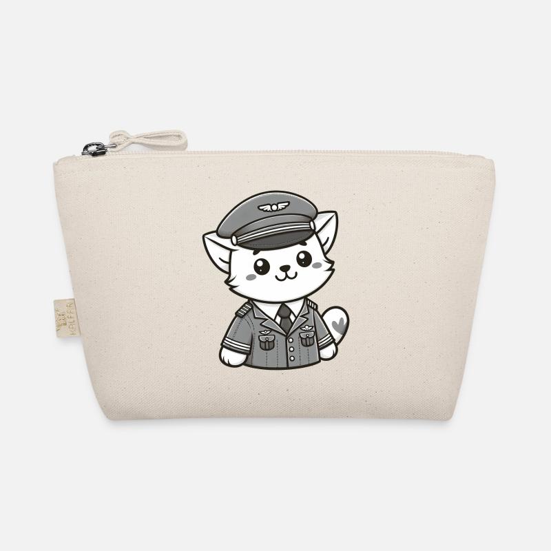 Cute Cat Pilot Bio-Täschchen