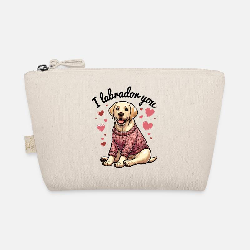 I Labrador You - Liebesbeweis - Freundschaft cute - Bio-Täschchen - Natur