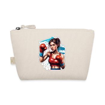 Boxer / Sport / Fight / Arena / Boxing Ring / Fists - Organic Pouch - nature - Front