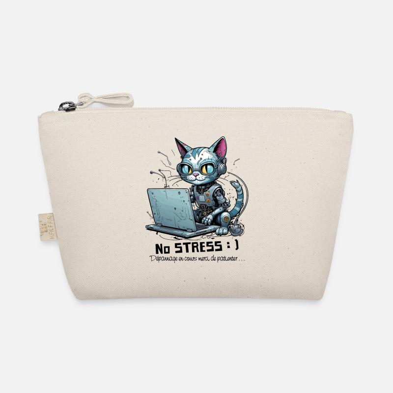 Geeky computer chat, computer humor Organic Pouch