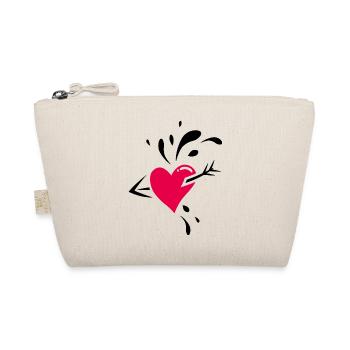 Coeur traversé d’une flèche - Trousse biologique - nature - Devant