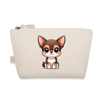 Digitale Illustration des niedlichen Chihuahuas - Bio-Täschchen - Natur - Vorne