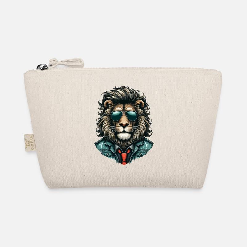 Stylish Lion Organic Pouch