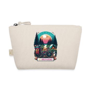 Sunset Bikepacking Forest Escape - Organic Pouch - nature - Front