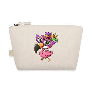 Mardi Gras Comic Flamingo - Trousse biologique - nature - Devant