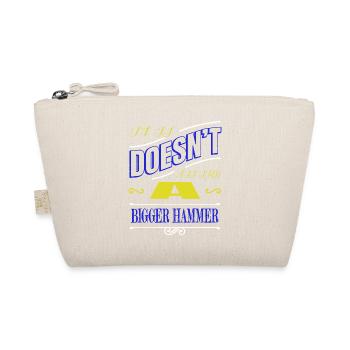 funny quote humor jokes construction carpenter - Organic Pouch - nature - Front