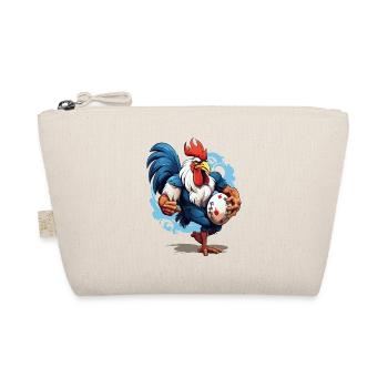 Rugby France Rooster Rugby Ball Player Sports Fan - Organic Pouch - nature - Front