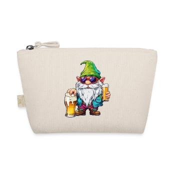 Garden Gnome / Fairyland / Leprechaun / Gnome / Logo - Organic Pouch - nature - Front