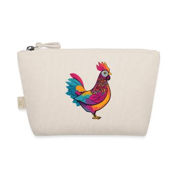 Cute and colorful hen - Organic Pouch - nature - Front