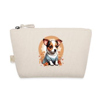 Niedlicher kleiner Jack Russell Welpe - Bio-Täschchen - Natur - Vorne