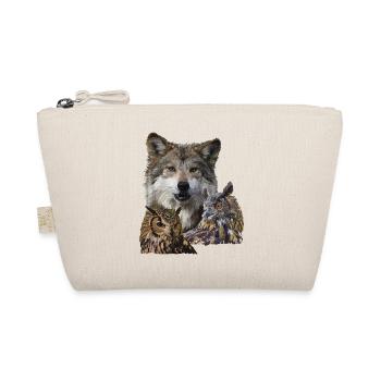 Wolf and Owls - Organic Pouch - nature - Front