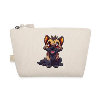 Enchanting Cute Hyena Comic Cartoon Style - Organic Pouch - nature - Front