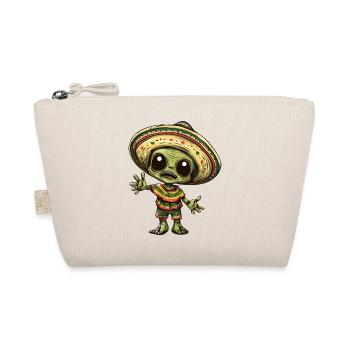 Cinco de Mayo Alien Zombie Feier Design - Bio-Täschchen - Natur - Vorne