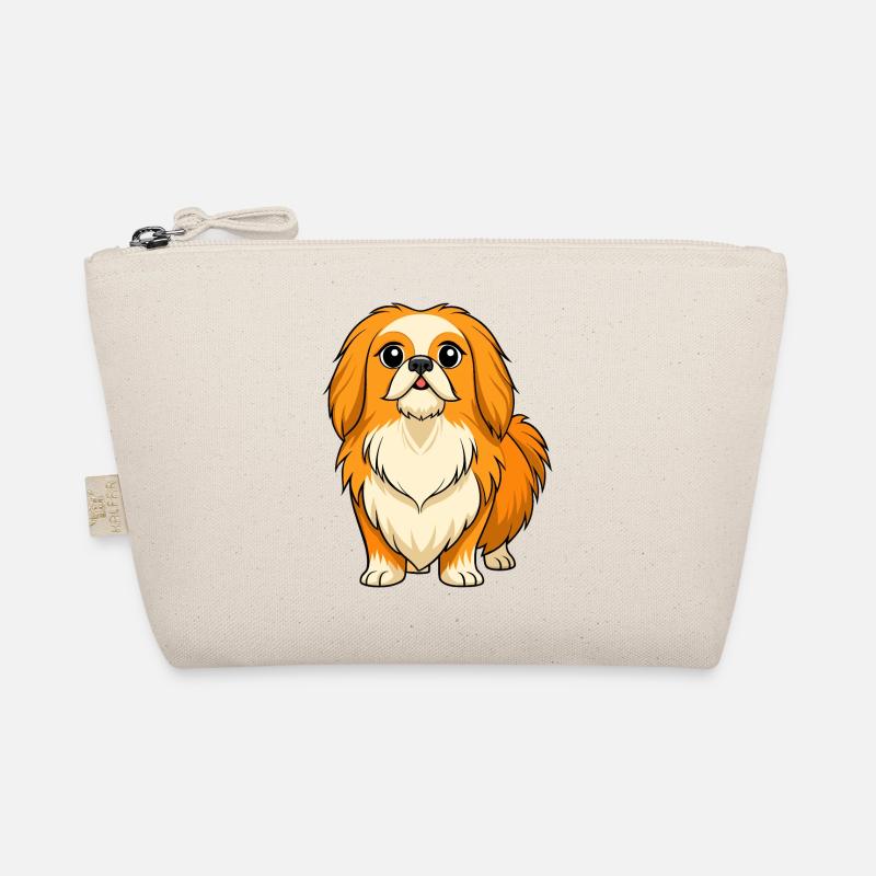 Dignified Pekingese Digital Art Organic Pouch