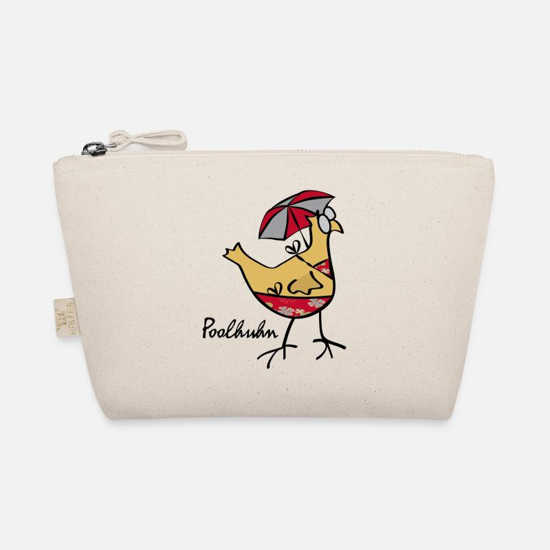 RIKELS Pool-Huhn 2026 - Bio-Täschchen - Natur
