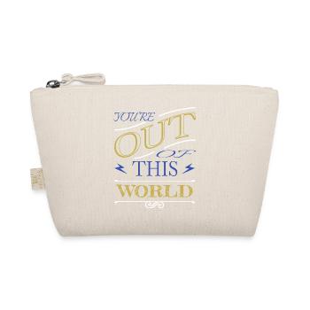 statement art spaceship funny sayings gift idea - Bio-Täschchen - Natur - Vorne