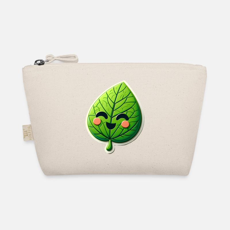 Smiling Spring Leaf Organic Pouch