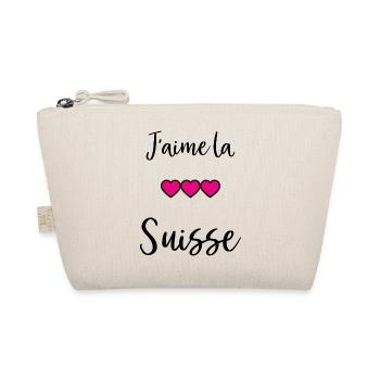 SWITZERLAND. HUMOR. COUNTRY. FLAG. GENEVA. LAUSANNE - Organic Pouch - nature - Front