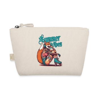 summer vibes sommer eis vintage 60er sixtys - Bio-Täschchen - Natur - Vorne