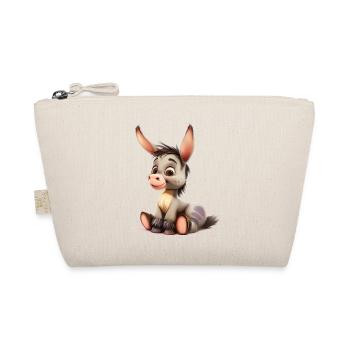 With donkeys, it only works with patience and trust - Organic Pouch - nature - Front