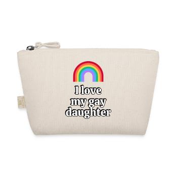 I love my gay daughter - Organic Pouch - nature - Front