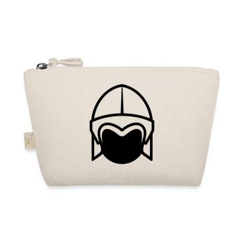 Viking Helmet Warrior - Organic Pouch - nature - Front