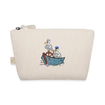 Seagulls, Seagull, Seafarers, Sailors, Travel Boat - Organic Pouch - nature - Front