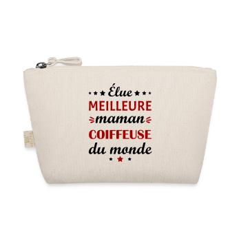 Élue meilleure maman coiffeuse, fête des mères - Trousse biologique - nature - Devant