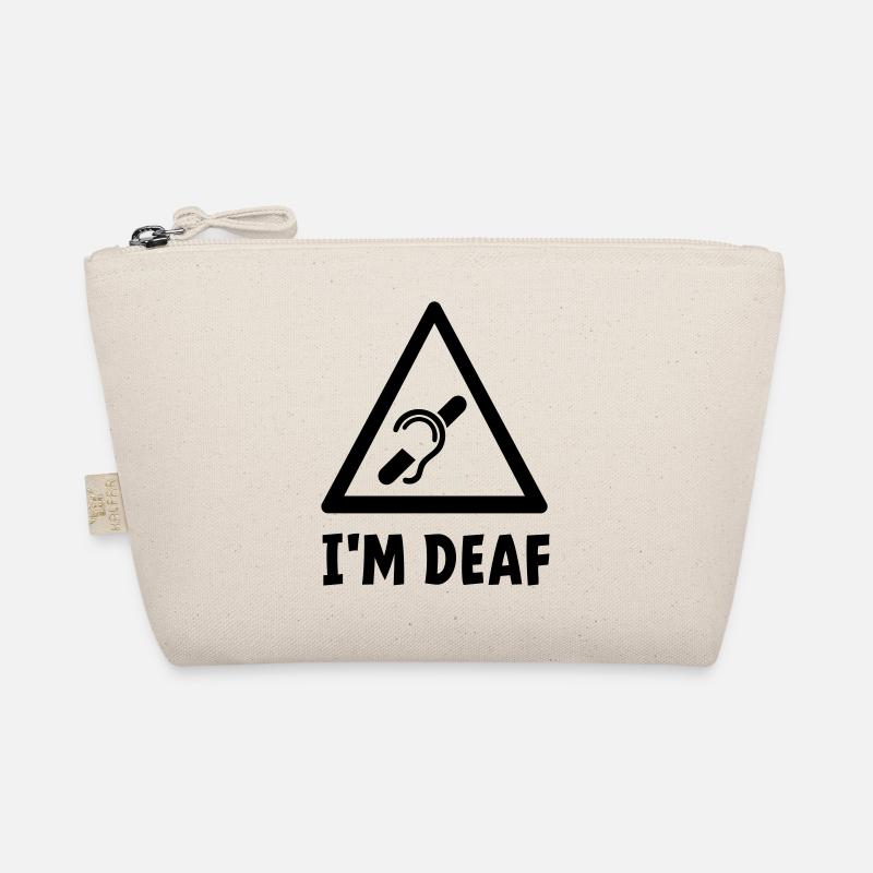 I'm deaf. Deaf, hard of hearing, deafness. Organic Pouch