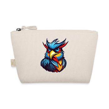 Grim Angry Bird - Organic Pouch - nature - Front