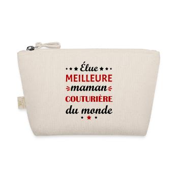 Élue meilleure maman couturière, fête des mères - Trousse biologique - nature - Devant
