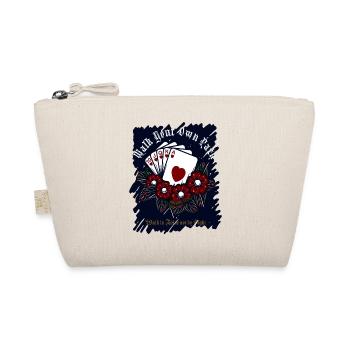 Kiss My Ace Poker Spiel Kartenspiel Casino Skull 3D - Bio-Täschchen - Natur - Vorne