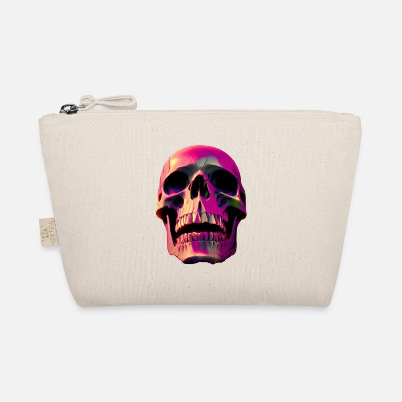 Skull in pink Organic Pouch