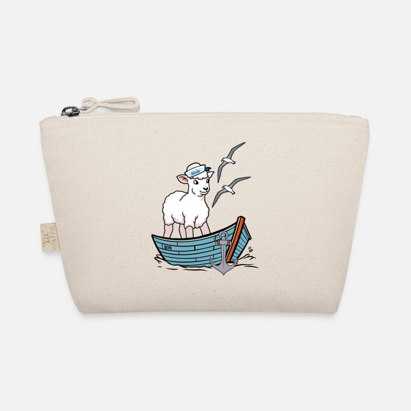 Moin maritim Schaf Boot Schafe Küste Boot - Bio-Täschchen - Natur