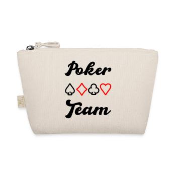 poker team - Bio-Täschchen - Natur - Vorne