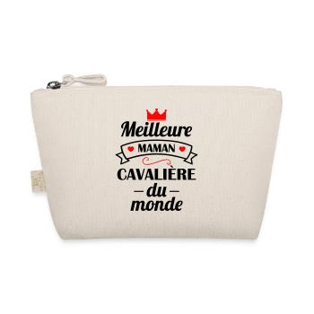 Meilleure maman cavalière du monde, fête des mères - Trousse biologique - nature - Devant