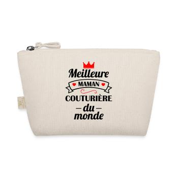 Meilleure maman couturière du monde,fête des mères - Trousse biologique - nature - Devant